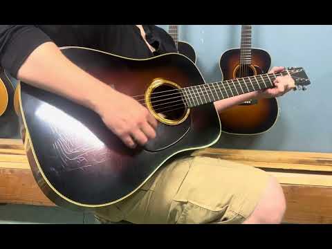 Cannon Acoustic Dreadnaught D-BHR 2024 - Vintage Nitro Burst image 9