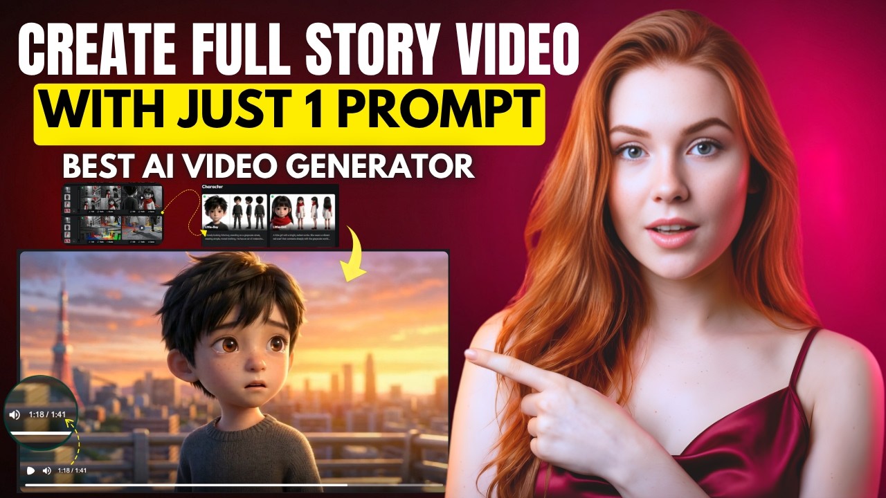 I Created a FULL AI Story Video with Just ONE Prompt ( Best AI Video Generator Is Insane 😳)