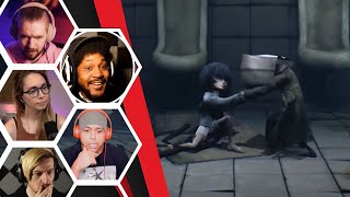 Let's Players Reaction To Mono and Six Being Reunited - Little Nightmares 2
