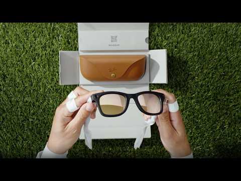 Ray-Ban Meta Wayfarer Gen 1 Sunglasses, RW4008 - G15 Green