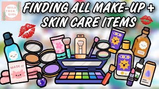FINDING MAKE- UP 💄 + SKIN CARE ITEMS 🧖‍♀️ IN TOCA LIFE WORLD 🌎