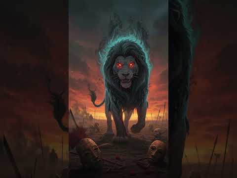 Horror Version of The Lion King! Simba, Mufasa, Nala & Scar as Cursed Beasts! 🦁💀 #shorts #lionking