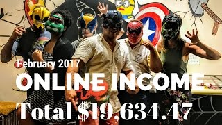 Feb 2017 Income Report as a Digital Nomad: Chiang Mai, Thailand