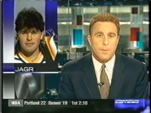 ESPNEWS @ Intermission of Leafs-Flyers Game 6, May 2 1999 [NJ-PIT, PHX-STL, CAR-BOS G6 Highlights]