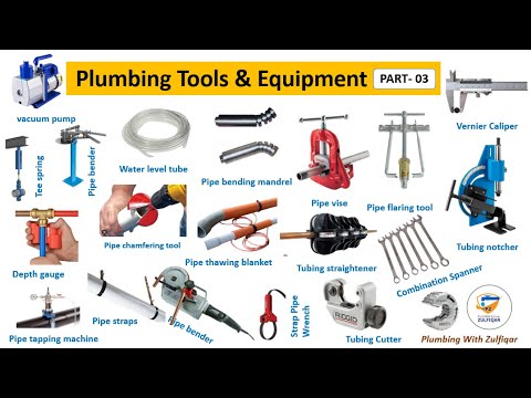 Plumbing Tools II Plumbing Tools name and work II Plumbing with Zulfiqar