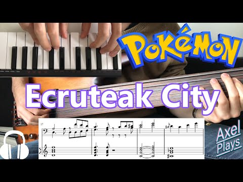 PokeBass Series - Ecruteak City Theme Fretless Bass Cover (+ score)