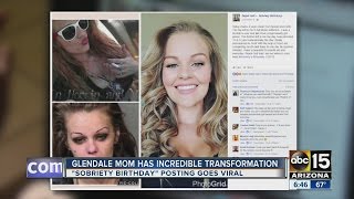 Glendale mom's story of overcoming addiction goes viral