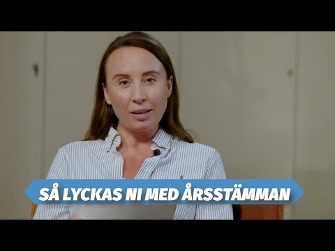 Årsstämman närmar sig med stormsteg - så förbereder ni er | Premiär 12 mars!