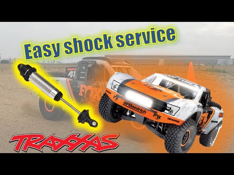 Traxxas Unlimited Desert Racer (UDR) Shock Absorber Removal Service and Rebuild