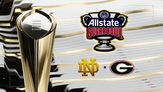 2025 Sugar Bowl - Notre Dame vs Georgia (Playoff QF)