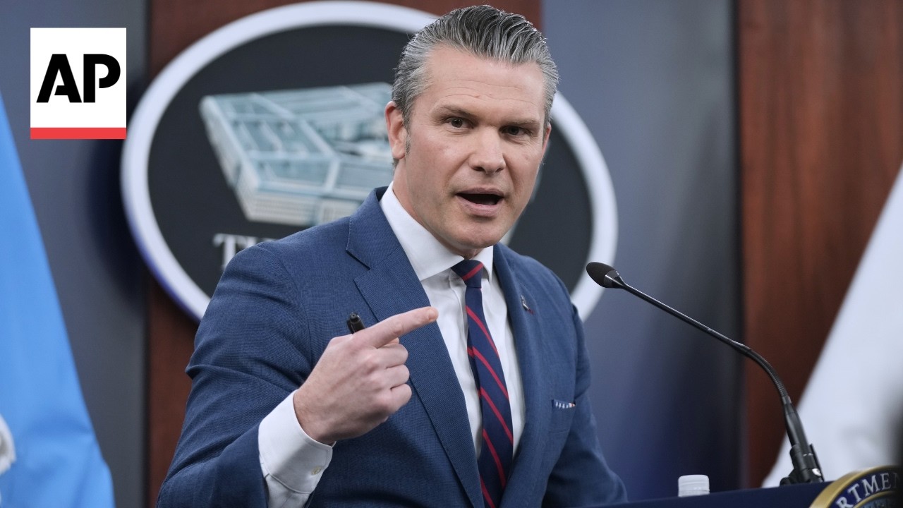 Video | 'Trump has all the latitude in the world,' Pete Hegseth says on Iran war