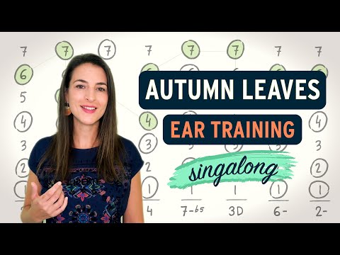 Autumn Leaves - Ear Training with Melody Paths