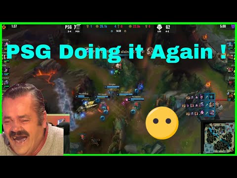 G2 Getting Hard Stomped By PSG