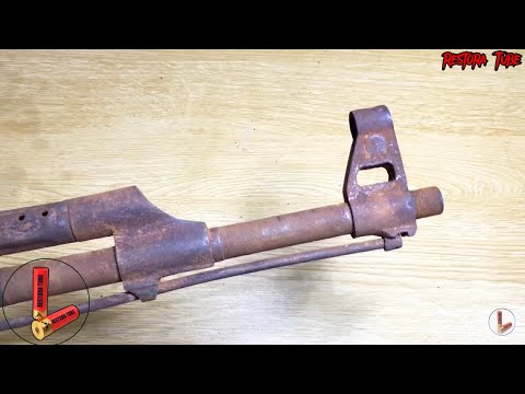 Rusty and jammed Ak 47 Restoration / gun restoration/Gun Restoration - Rusted Pistol Restoration