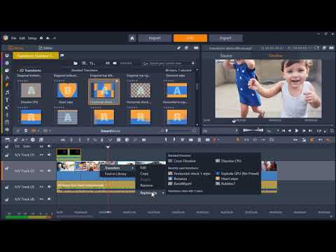 How to Use Transitions in Pinnacle Studio