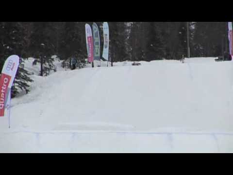 FWT09 @ Ounasvaara -Novice Slope Style - Run1  - 3rd: Antti Ollila (MCO)