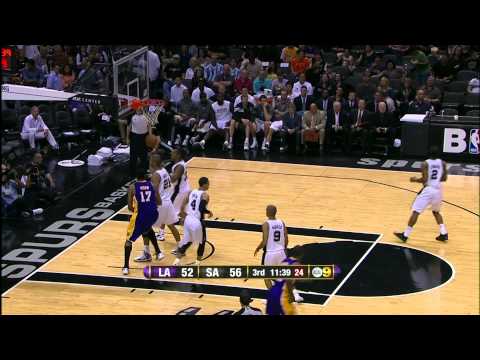 04 20 2012   Lakers vs  Spurs   Kobe Bryant Highlights