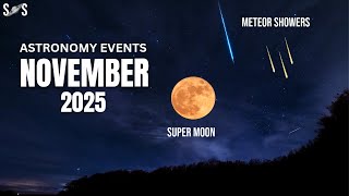 Night Sky November 2025 Events | Northern Taurids Meteor Shower