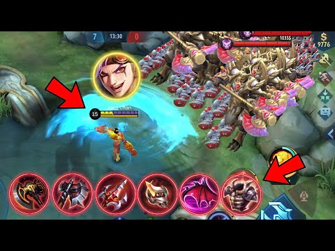 x.borg vs 10 lords and 100 minions (red item build)