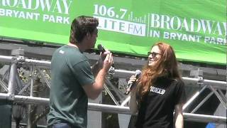 "As Long As You're Mine" - Teal Wicks &amp; Richard Blake - Bryant Park Aug 4, 2011