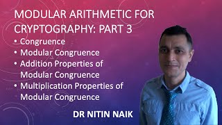 Download the video "4 Modular Arithmetic for Cryptography- Part 3: Modular Congruence and its Properties"