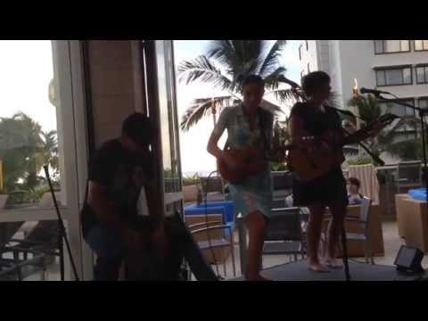 More of "Hawaii 5-0 Surfing Medley" by Taimane with Jazzy and Jonathan at Hyatt