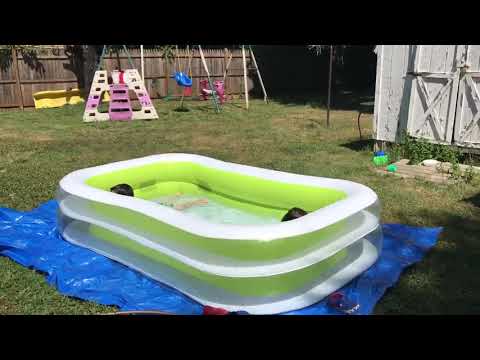 Swimming: EJ and Matt