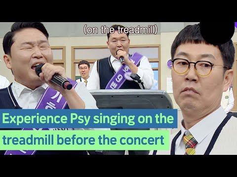 PSY singing with a full-fledged face 🤣