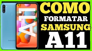 COMO tirar SENHA padrão FORMATAR celular SAMSUNG A11
