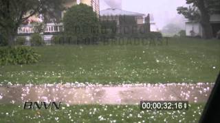 preview picture of video '7/24/2009 Greeley, Iowa Hail Storm Video.'