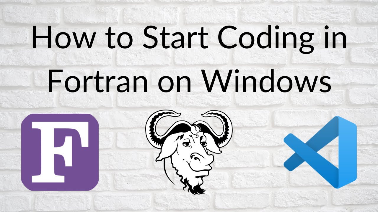 How to Start Coding in Fortran on Windows