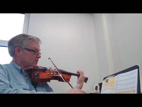 Essential Elements Quiz - Up the D Scale Essential Elements Book 1 #32 for violin or viola