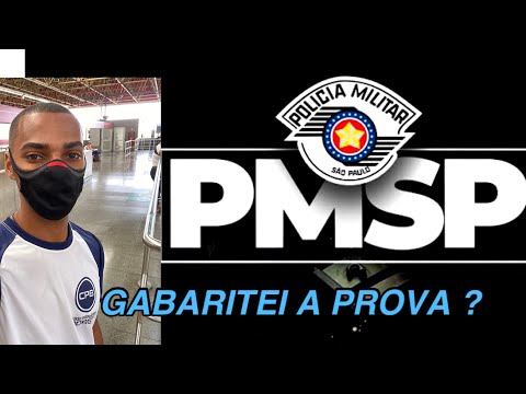PROVA SD- PMSP 2022 - GABARITEI A PROVA ? Gabarito Oficial - Meus acertos