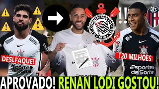 RENAN LODI SINALIZA PRO CORINTHIANS! GUI NEGAO CONVENCEU EUROPEU! DORIVAL FAZ MUDANÇAS E+