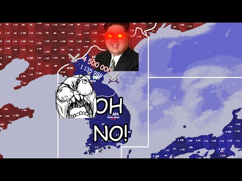 NORTH KOREA VS SOUTH KOREA in TERRITORIAL.IO!