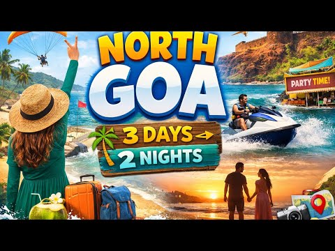 Goa 🌴 | 3 Days & 2 Nights ⏳ | Beaches 🏖️, Water Sports 🚤, Scooty Ride 🛵 & Sunsets 🌅✨