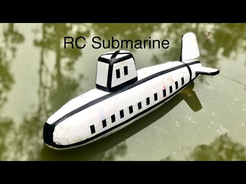 How to make Self Balancing RC Submarine From Foam modal submarine..