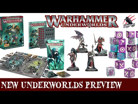 NEW WARHAMMER UNDERWORLDS PRODUCT PREVIEW - Vampire Warband - Dice Set - Starter Game - NEW CARDS?