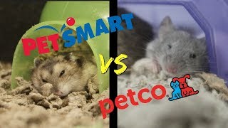 PETSMART vs PETCO | Who has the best SMALL ANIMAL care? by Pickles12807