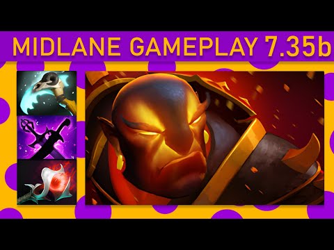 ⭐Ember Spirit 15+ Kills! Mid Gameplay 7.35b - Dota 2 High MMR