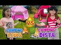 DISTA VS LEIKA CAMPING DI TENGAH HUTAN😱!! SAMPE MASAK MAKANAN GOSONG🤭 #viralvideo #trending