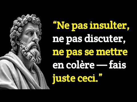 Sois le meilleur, le plus sage, et sois ton propre maître | Stoïcisme