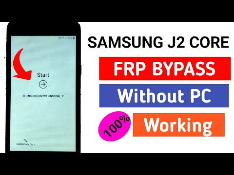 Samsung J2 Core FRP BYPASS (Without PC) New Method 2023 🔥🔥🔥