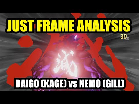 Just Frame Analysis! - Daigo Umehara (Kage) vs Nemo (Gill) - Street Fighter V Champion Edition