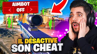 JE GRILLE UN CHEATER QUI DÉSACTIVE SON AIMBOT EN LIVE SUR WARZONE