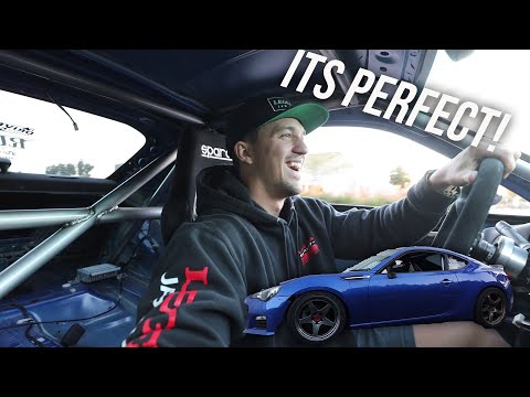 FIRST DRIVE IN THE CAGED DRIFT BRZ!