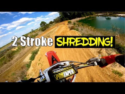 RAW: 125 2-Stroke Shredding at My Favorite Private Florida Track!