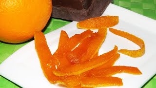 Scorzette di arancia candita Ricetta veloce