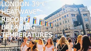 England 🇬🇧 London City 🥵 HeatWave Extreme Summer Heat | Oxford street Walk 4K | #London #londonwalk