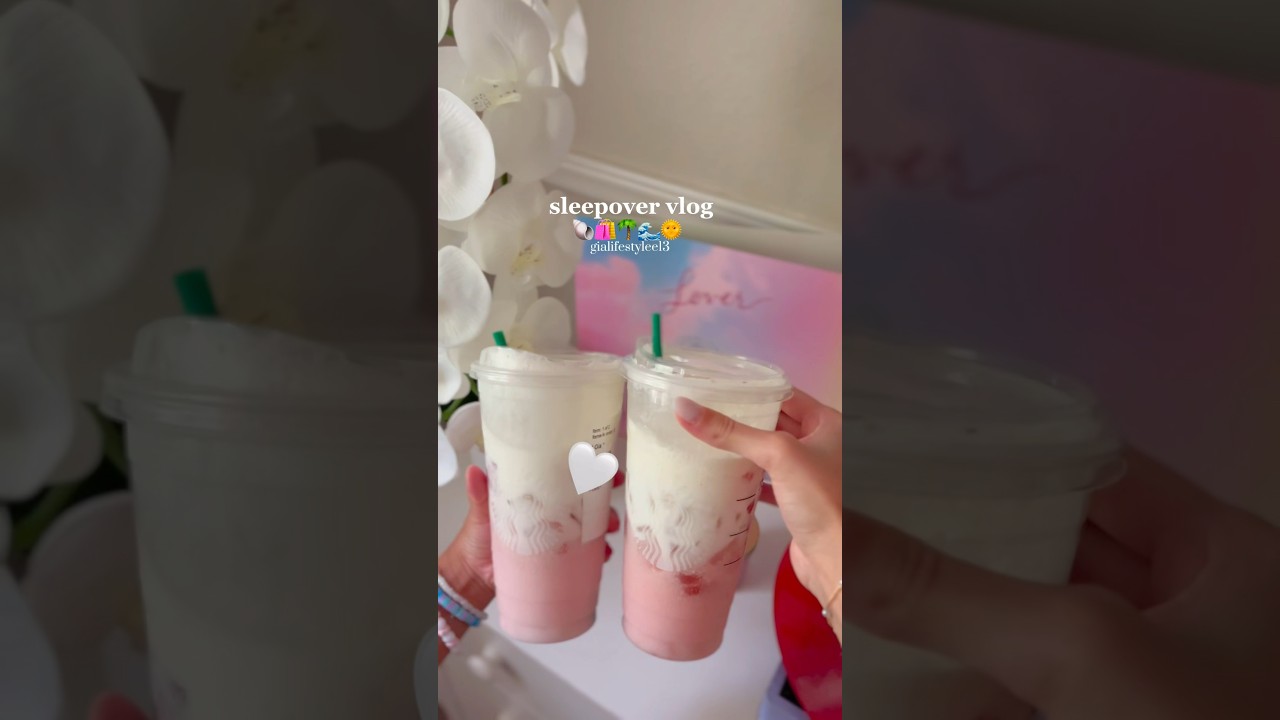 sleepover vid! 🌞💐| qotd: summer or fall? #vlog #summer #preppy #sleepover #fyp